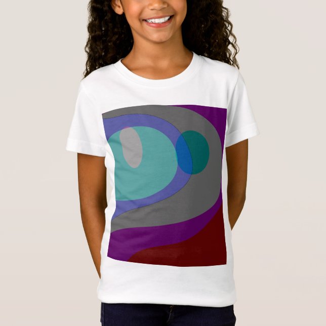 Colourful Abstract Art 613 T-Shirt (Front)