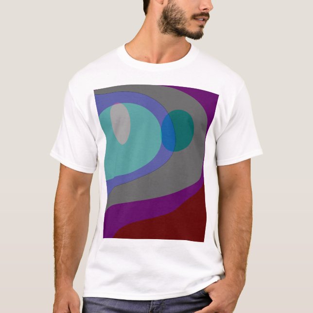 Colourful Abstract Art 613 T-Shirt (Front)