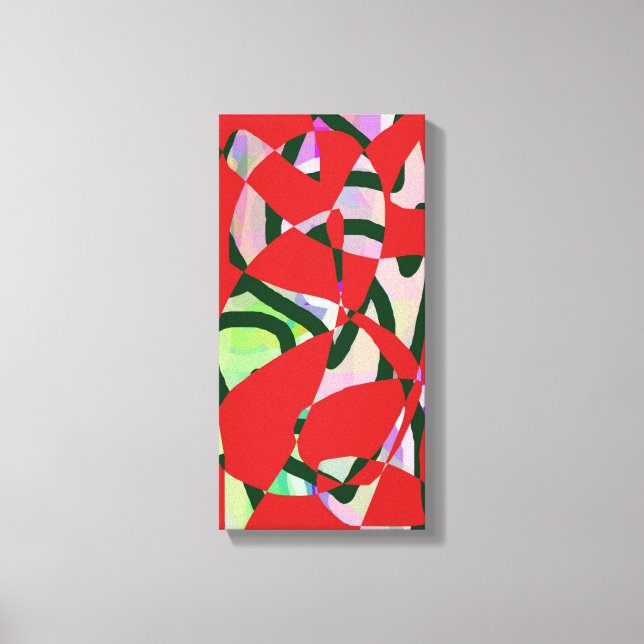 Colourful abstract art 9 canvas print (Front)