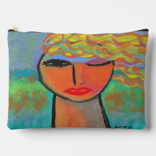 Colourful Abstract Art Accessory Pouch