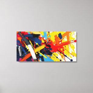 Colourful Abstract Art - Canvas Print