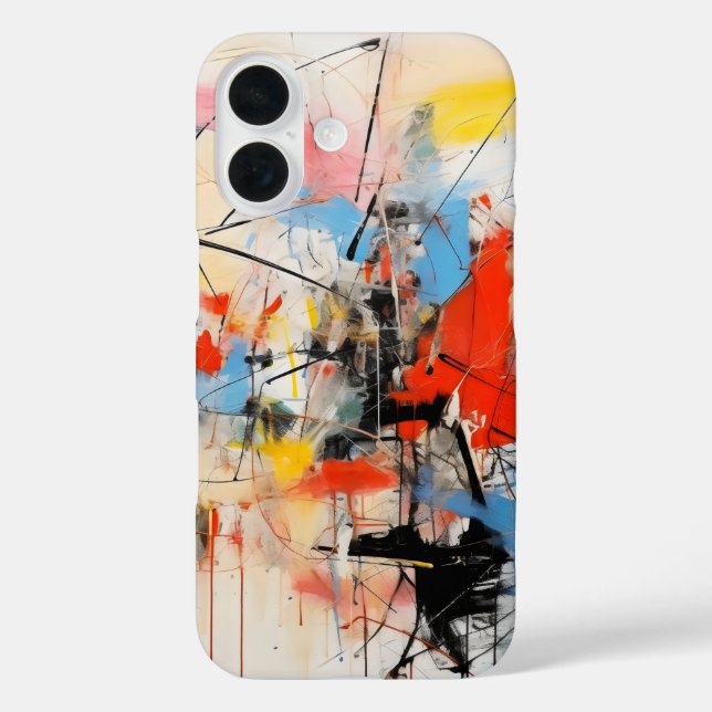 Colourful Abstract Art Case-Mate iPhone Case (Back)
