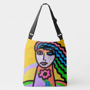 Colourful Abstract Art Crossbody Bag