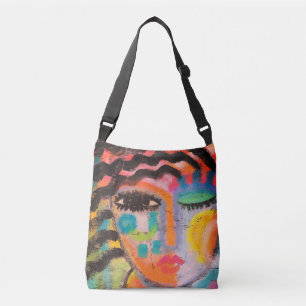 Colourful Abstract Art Crossbody Bag
