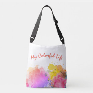Colourful Abstract Art Design Crossbody Bag