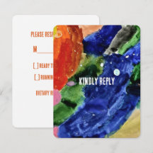 Colourful Abstract Art Kids Birthday