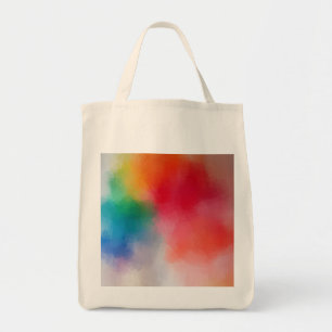 Colourful Abstract Art Modern Elegant Template Tote Bag