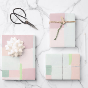 Colourful Abstract Art Pastel Wrapping Paper