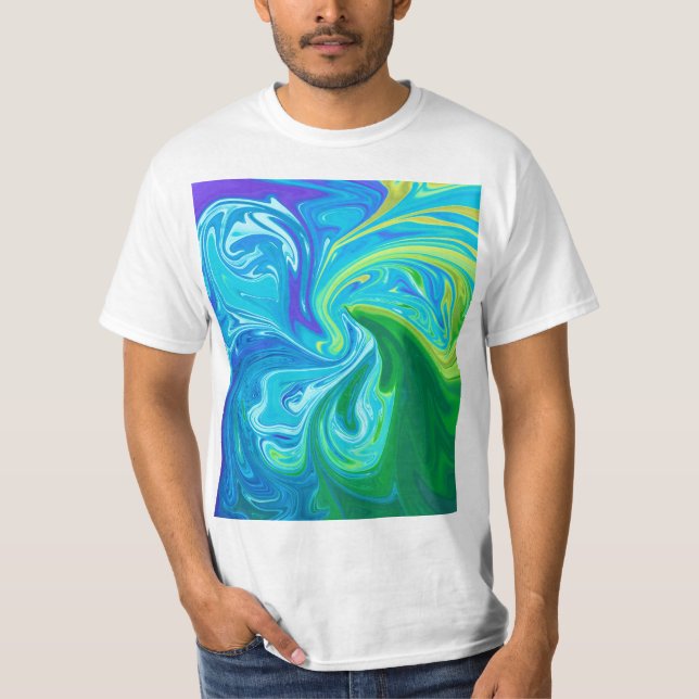 Colourful abstract art T-Shirt (Front)