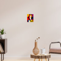 Colourful Abstract Art Woman