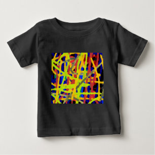 Colourful Abstract Artwork Baby T-Shirt