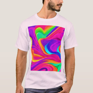 Colourful Abstract Artwork T-Shirt