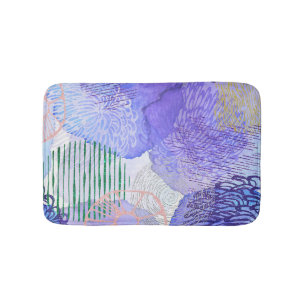 Colourful Abstract Background Bath Mat