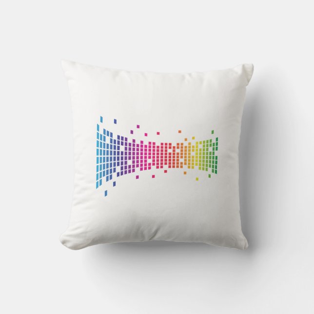 Colourful Abstract Background Design Modern Cushion (Front)