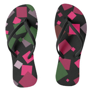 Colourful abstract background jandals