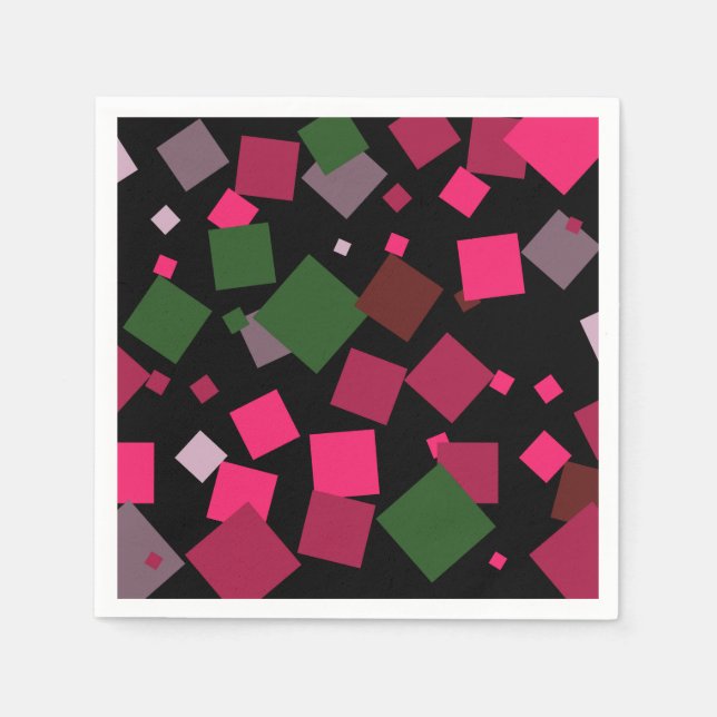 Colourful abstract background napkin (Front)