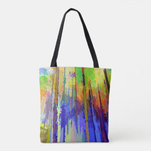 Colourful Abstract Bag with All Over Print