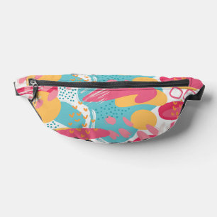 Colourful Abstract Bum Bags