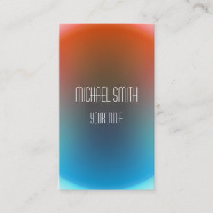 Colourful Abstract Business Card