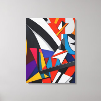 colourful abstract Canvas Wall Art For Living Room