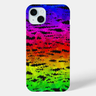Colourful abstract iPhone 15 mini case