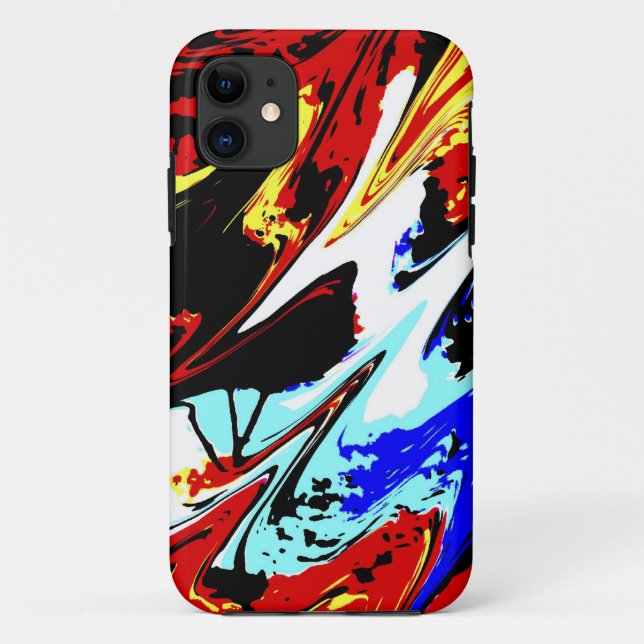 Colourful Abstract Case-Mate iPhone Case (Back)