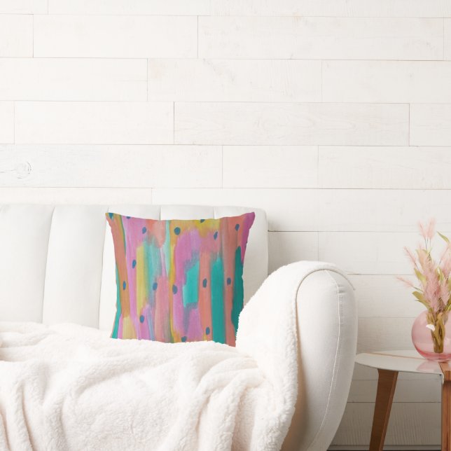 Colourful Abstract Cushion (Couch)