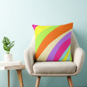 Colourful abstract cushion