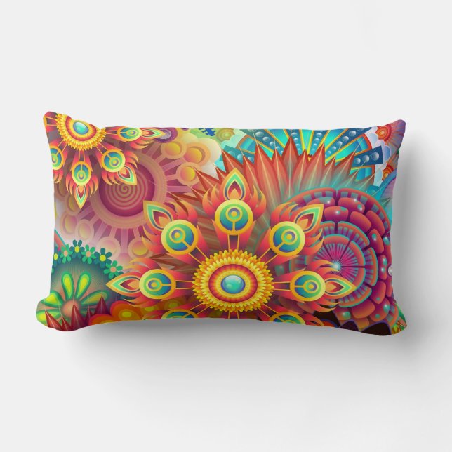 Colourful Abstract Decorative Pillow Designs (Front)