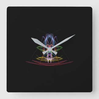 Colourful Abstract Design Wall Clock