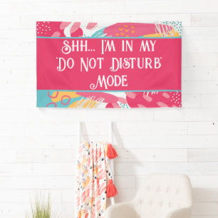 Colourful Abstract - Do Not Disturb Mode Banner