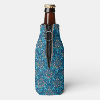 Colourful abstract ethnic floral mandala pattern d bottle cooler