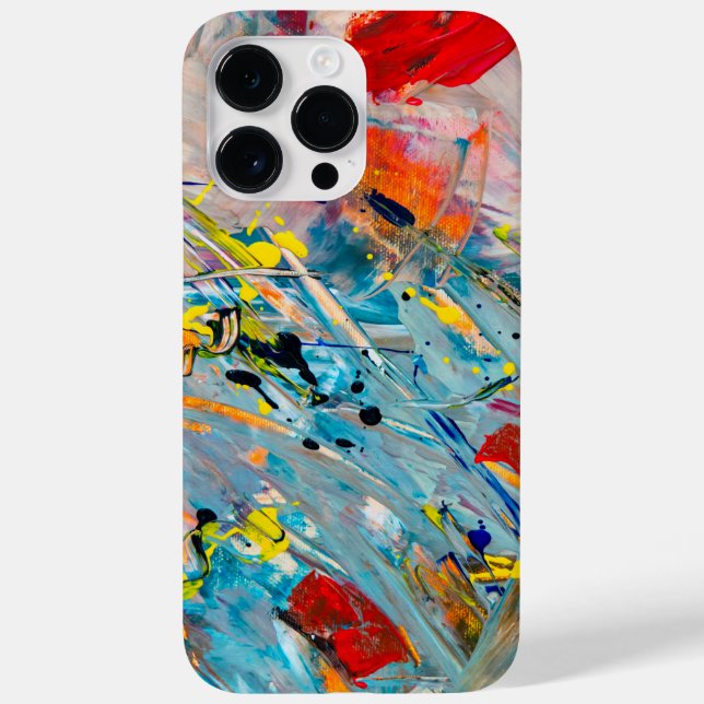 Colourful Abstract Expressionist  iPhone case (Back)