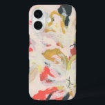 Colourful Abstract Floral Art Your Name iPhone 16 Case<br><div class="desc">Protect your phone with this unique colourful art case. This design features abstract art hand-painted by me. You can personalise the text with your name. ©2023 Eun Mi Kim</div>