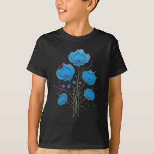 Colourful Abstract Floral Artwork With Perfect Sym T-Shirt