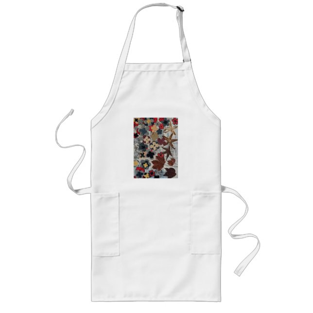 Colourful Abstract Floral Kitchen Apron  (Front)