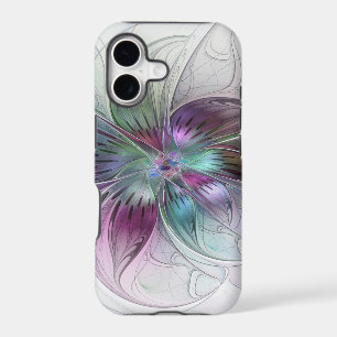 Colourful Abstract Flower Modern Floral Fractal Ar
