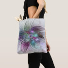 Colourful Abstract Flower Modern Floral Fractal Ar