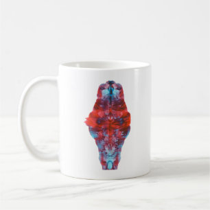 Colourful Abstract Folding Paint Symmetry by Karee Coffee Mug
