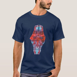 Colourful Abstract Folding Paint Symmetry by Karee T-Shirt