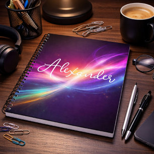 Colourful Abstract Galaxy  Notebook