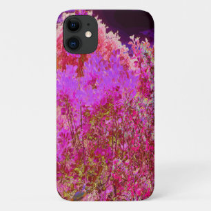 Colourful Abstract Garden with Purple Sunset Case-Mate iPhone Case
