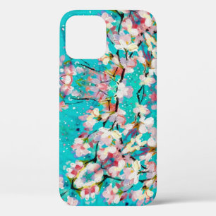 Colourful Abstract Geometric Background Pattern iPhone 12 Case