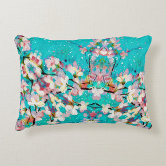 Colourful Abstract Geometric Background Pattern Decorative Cushion