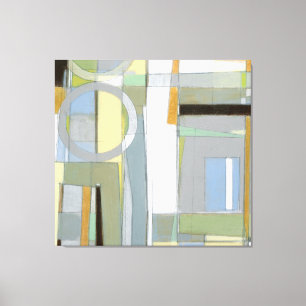 Colourful Abstract Geometric Shapes Canvas Print