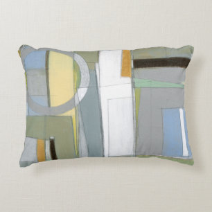 Colourful Abstract Geometric Shapes Decorative Cushion