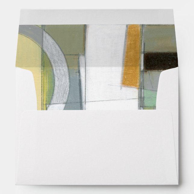 Colourful Abstract Geometric Shapes Envelopes (Back (Bottom))