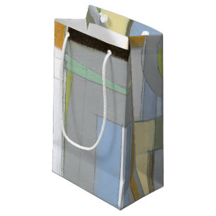 Colourful Abstract Geometric Shapes Small Gift Bag