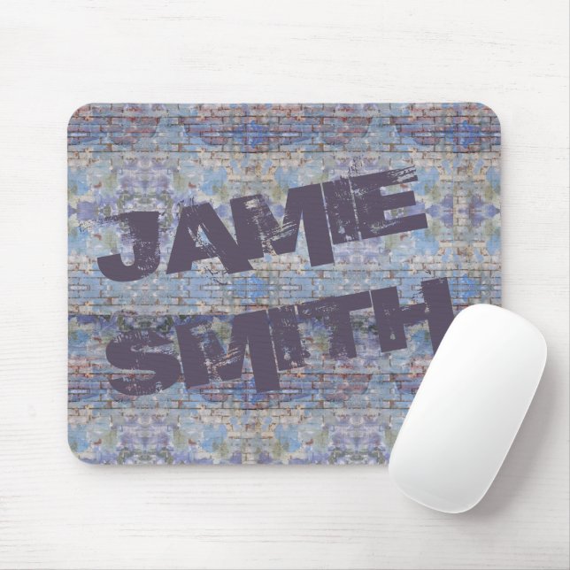 Colourful Abstract Graffiti Wall Street Art Mouse Pad (With Mouse)