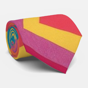 Colourful Abstract Groovy Neck Tie